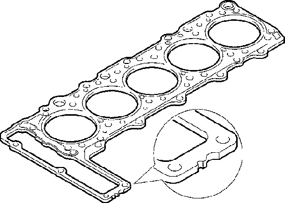 913.864, Gasket, cylinder head, Cylinder head gasket, ELRING, 6020163920, 6620163220, A6020163920, 0022027, 10080100, 30-026270-20, 414869, 50252, 61-29245-30, BW380, CH6586, 10108300, 30-028404-00, 414869P, 80066, H50252-00